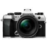 OM SYSTEM OM-5 Mark II Silver Body w/14-150mm f/4 & Content Creator Accessories - additional product view