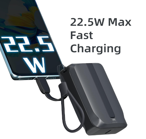 Ontekka Mini Power Bank w/ 10000mAp & 22.5W Output - additional product view