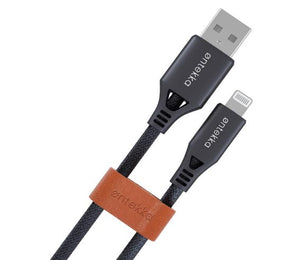 Ontekka USB-A to USB-C cable, grey, 1.2m length
