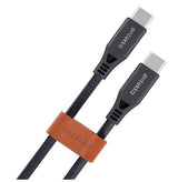 Ontekka USB-C to USB-C cable, grey, 1.2m length