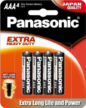 Panasonic AAA 4 pack Extra Heavy Duty Alkaline Battery