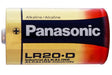 Panasonic D size alkaline battery, 12 pack