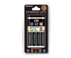 Panasonic Eneloop Pro Quick Charger with 4x AA batteries