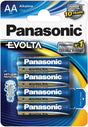Panasonic Evolta AA alkaline battery, 4 pack