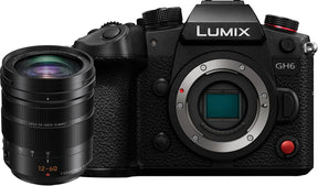 Panasonic GH6 Body compact camera with Leica 12-60mm f/2.8-4.0 lens.