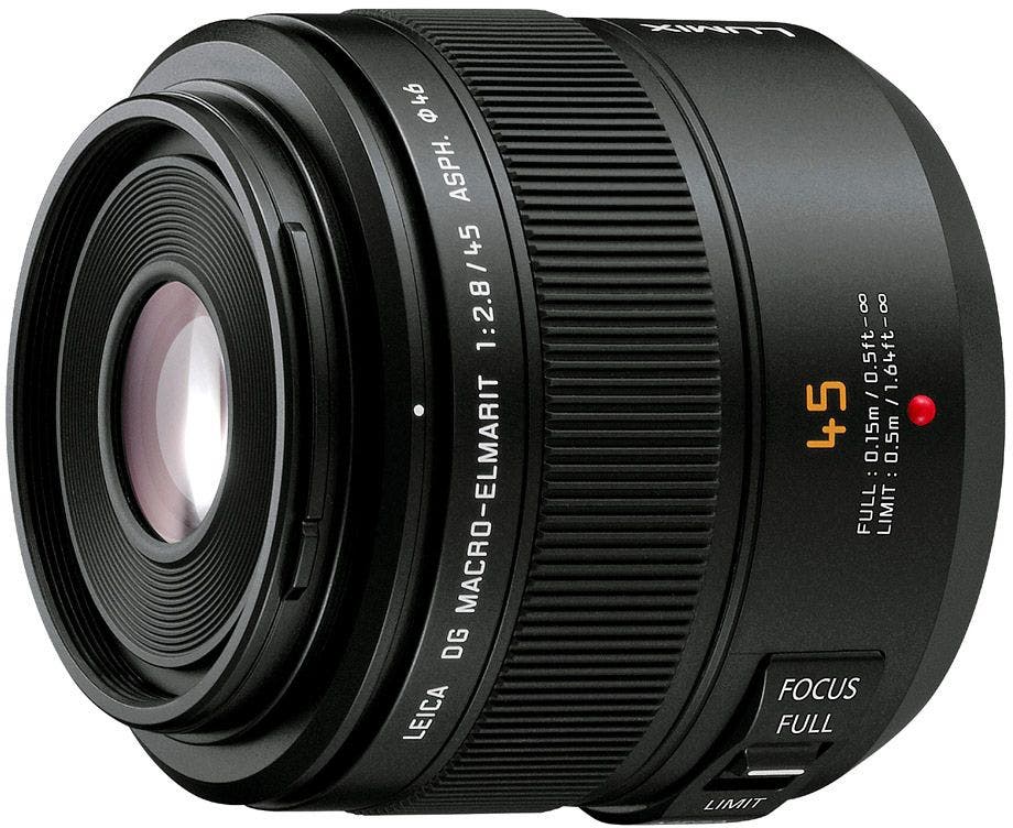 Panasonic Leica DG Macro Elmarit 45mm f/2.8 ASPH MEGA OIS lens