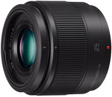 Panasonic Lumix G 25mm f/1.7 Black lens