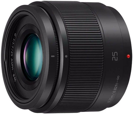 Panasonic Lumix G 25mm f/1.7 Black lens