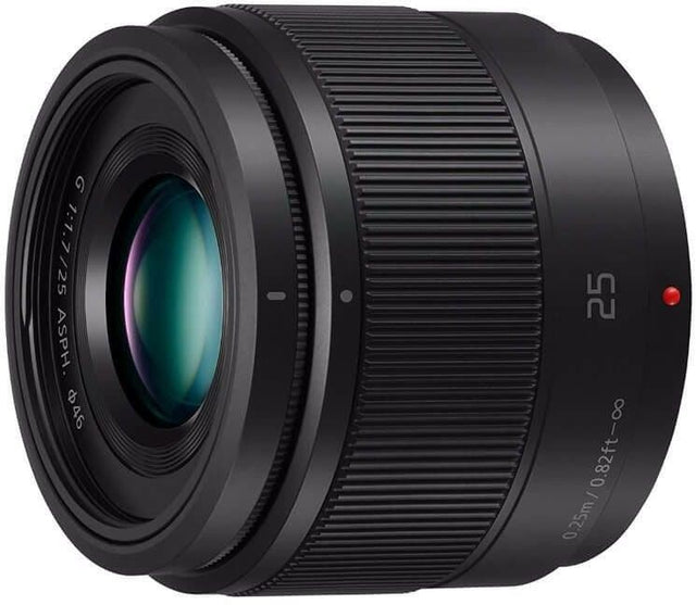 Panasonic Lumix G 25mm f/1.7 Black lens