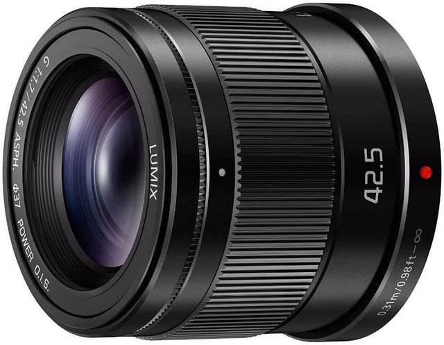 Panasonic Lumix G 42.5mm f/1.7 Black Portrait lens