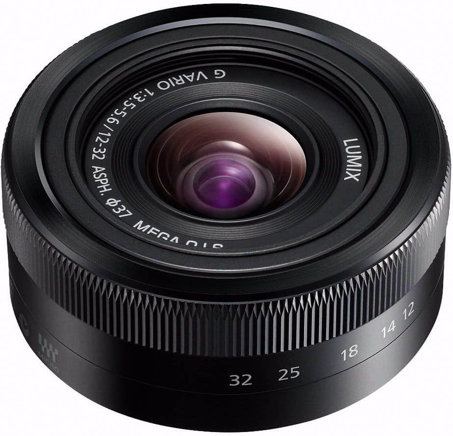 Panasonic Lumix G Vario 12-32mm f/3.5-5.6 Black lens