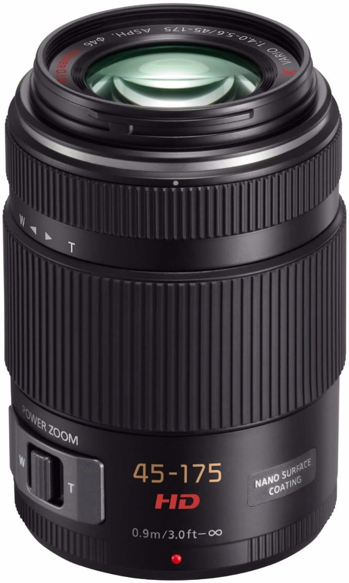 Panasonic Lumix G X Vario 45-175mm f/4-5.6 ASPH Power Zoom - Black Lens - additional product view