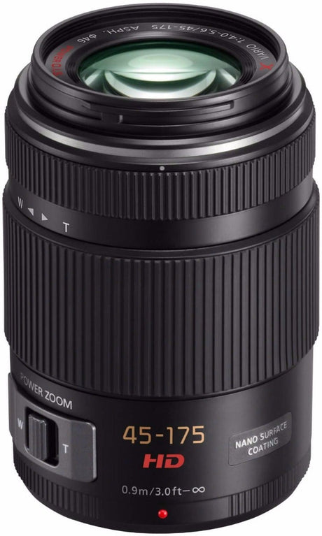 Panasonic Lumix G X Vario 45-175mm f/4-5.6 ASPH Power Zoom - Black Lens - additional product view