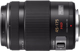 Panasonic Lumix G X Vario 45-175mm f/4-5.6 ASPH Power Zoom Black lens