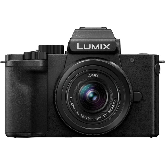 Panasonic Lumix G100D black compact system camera with 12-32mm lens