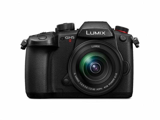 Panasonic Lumix GH5 Mark II camera with Lumix 12-60mm lens