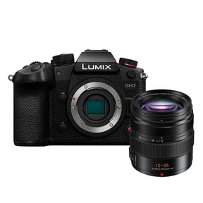 Panasonic Lumix GH7 mirrorless camera with Leica 12-35mm lens
