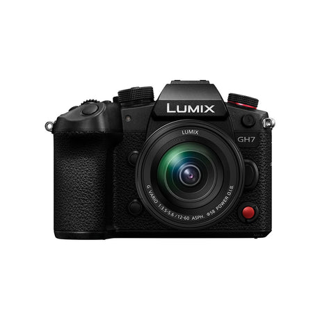 Panasonic Lumix GH7 mirrorless camera with Lumix G 12-60mm Power lens