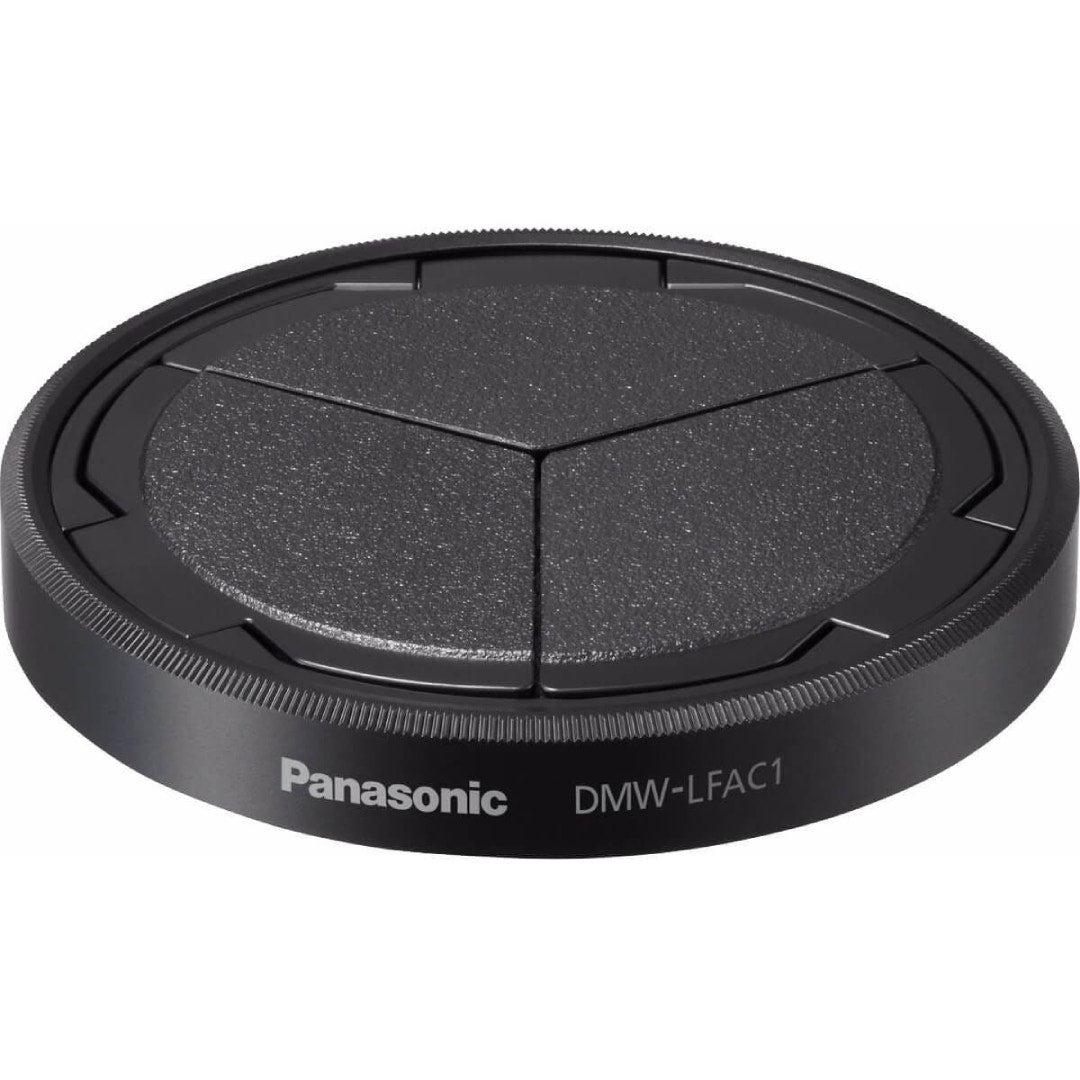 Panasonic Lumix L10 Auto Lens Cap in black
