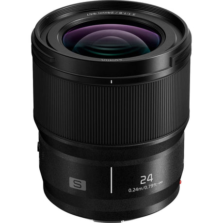Panasonic Lumix S 24mm f/1.8 weather sealed prime lens