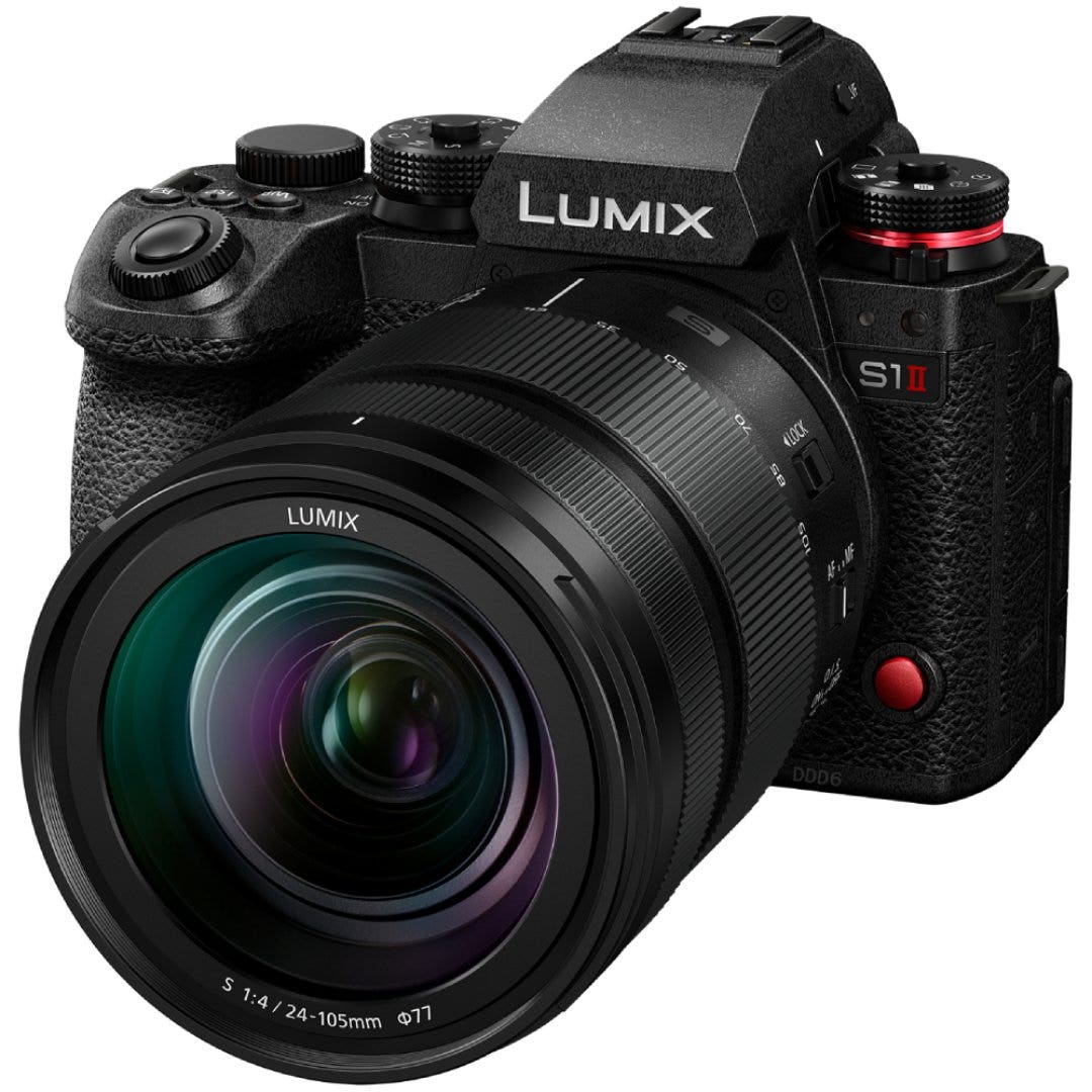 Panasonic Lumix S1II Body w/ Lumix S 24-105mm f/4 Macro OIS Lens Compact System Camera - additional product view