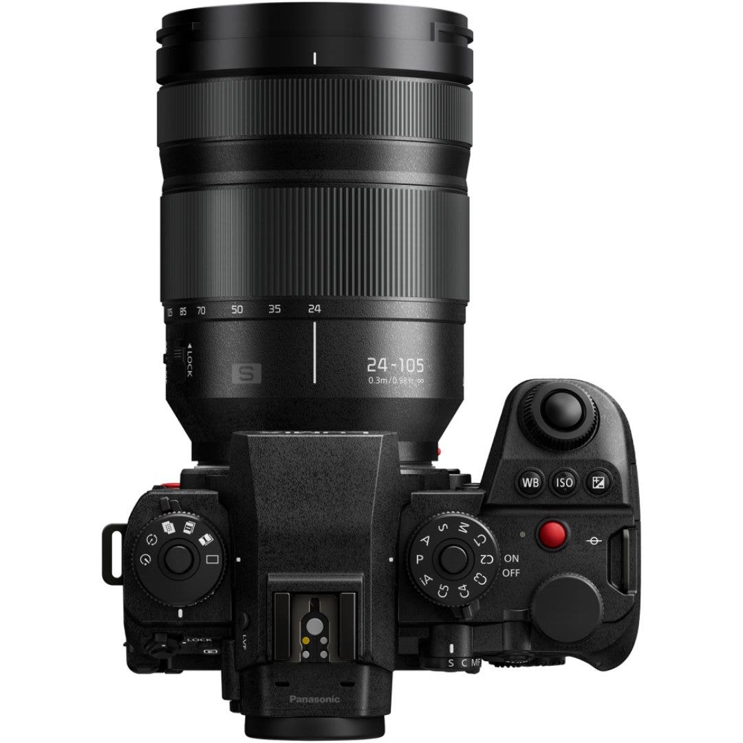 Panasonic Lumix S1II Body w/ Lumix S 24-105mm f/4 Macro OIS Lens Compact System Camera - additional product view