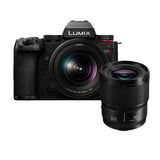Panasonic Lumix S5II with 20-60mm and 50mm lenses mirrorless camera