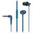 Panasonic RP-TCM130E in-ear headphones in black.