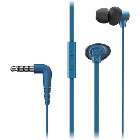 Panasonic RP-TCM130E in-ear headphones in black.