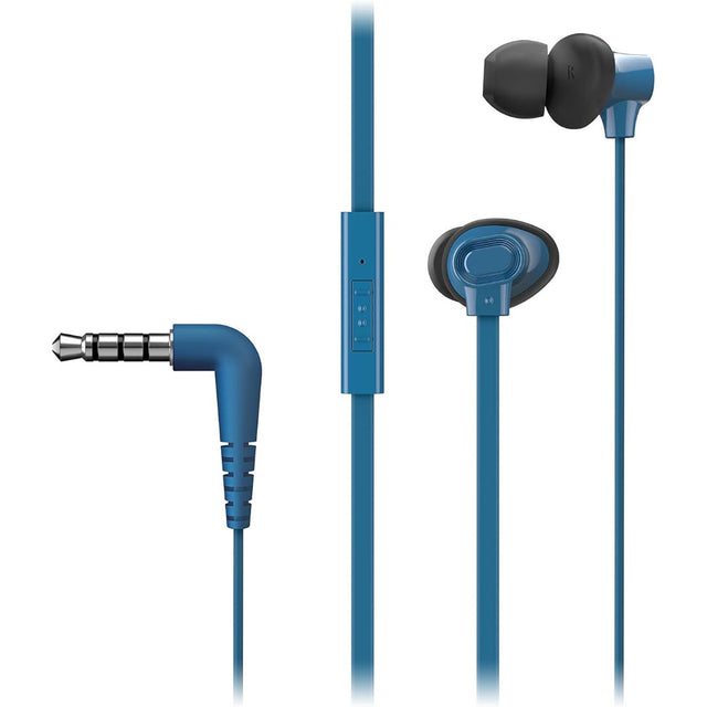Panasonic RP-TCM130E in-ear headphones in black.