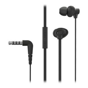 Panasonic RP-TCM130E in-ear headphones in blue.