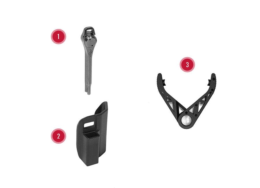 Peak Design Tool Kit for travel tripod.