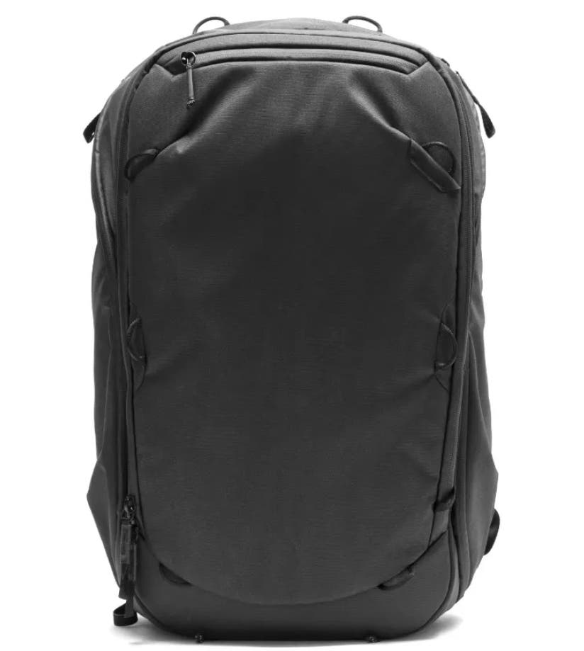 Peak Design Travel Backpack, 45L, in black.