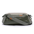 Peak Design Travel Duffel, 35L, in sage.