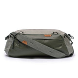 Peak Design Travel Duffel, 35L, in sage.