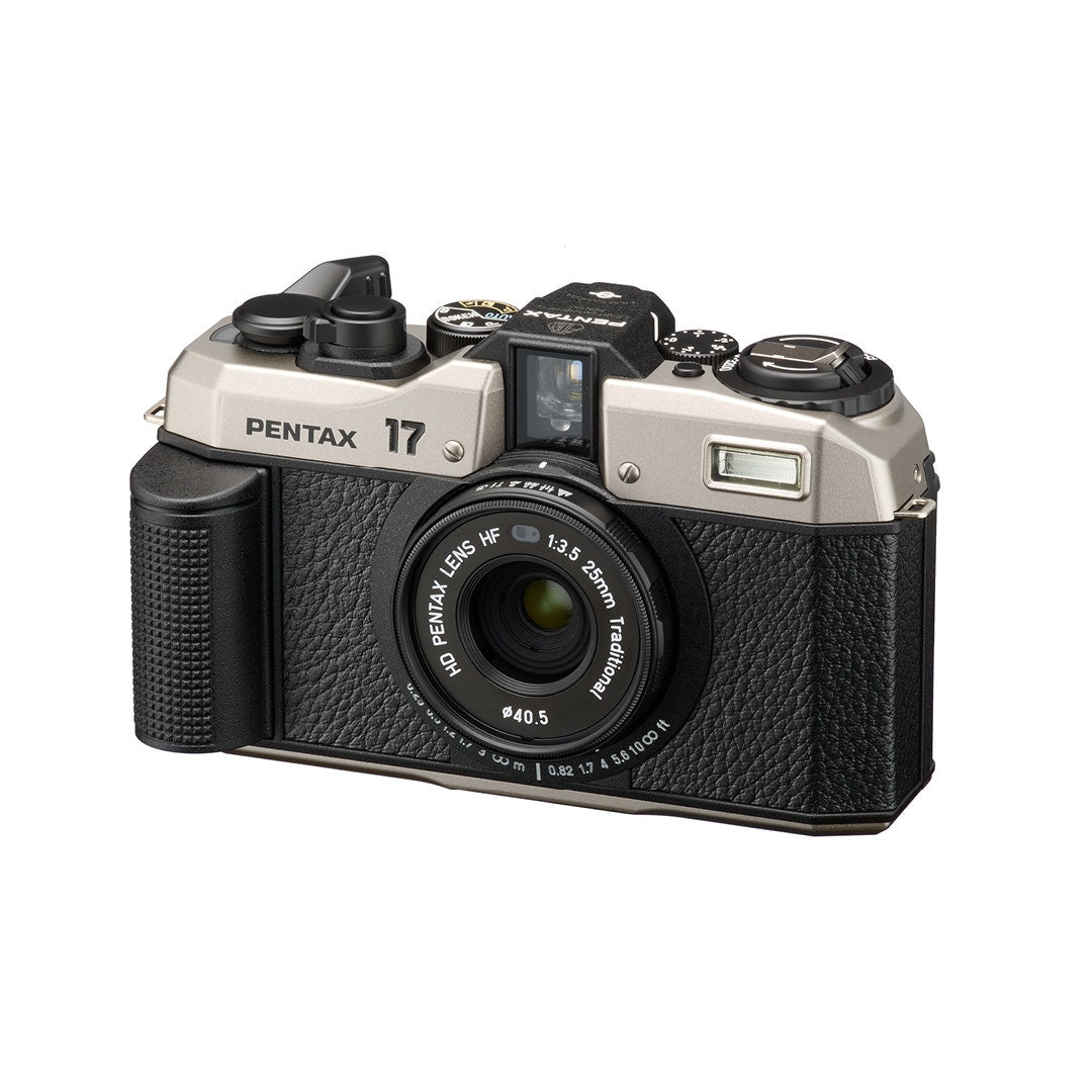 Pentax 17 HF 35mm Half Frame Silver/Black Compact Film Camera - additional product view