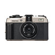 Pentax 17 HF 35mm half frame compact film camera in silver and black