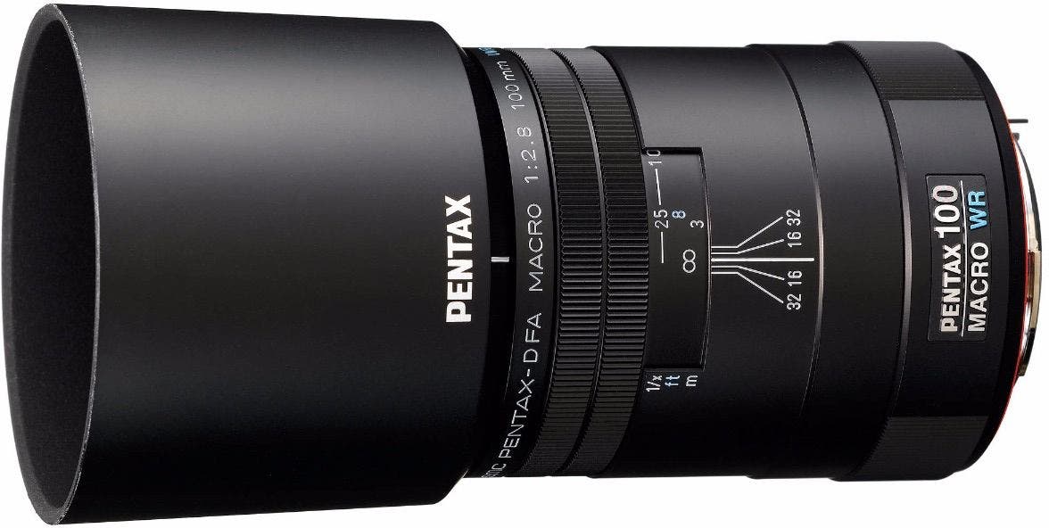 Pentax D FA 100mm f/2.8 Macro WR lens, Pentax K mount
