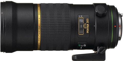 Pentax DA 300mm f/4 ED IF SDM telephoto lens, Pentax K mount