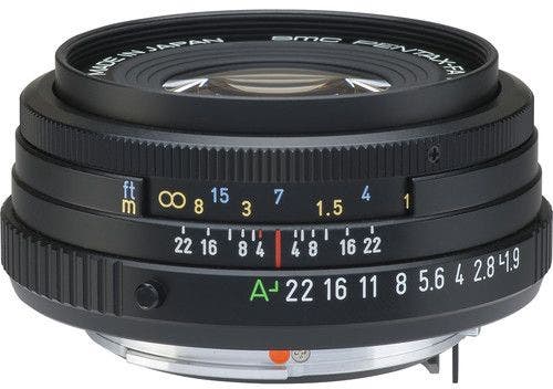 Pentax FA 43mm f/1.9 black lens, Limited Edition, Pentax K mount