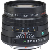 Pentax FA 77mm f/1.8 Black Telephoto Lens - Limited Edition - additional product view