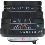 Pentax FA 77mm f/1.8 Black Telephoto Lens - Limited Edition - additional product view