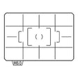 Pentax ML-60 divided focusing screen.