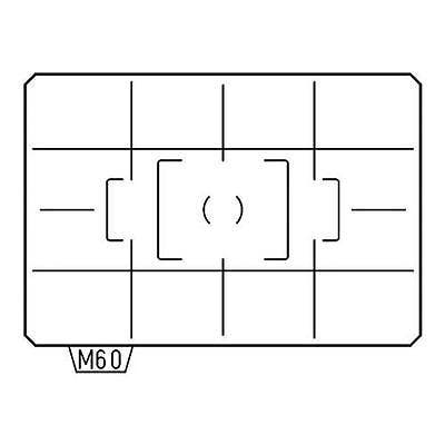 Pentax ML-60 divided focusing screen.