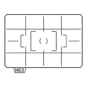Pentax ML-60 divided focusing screen.