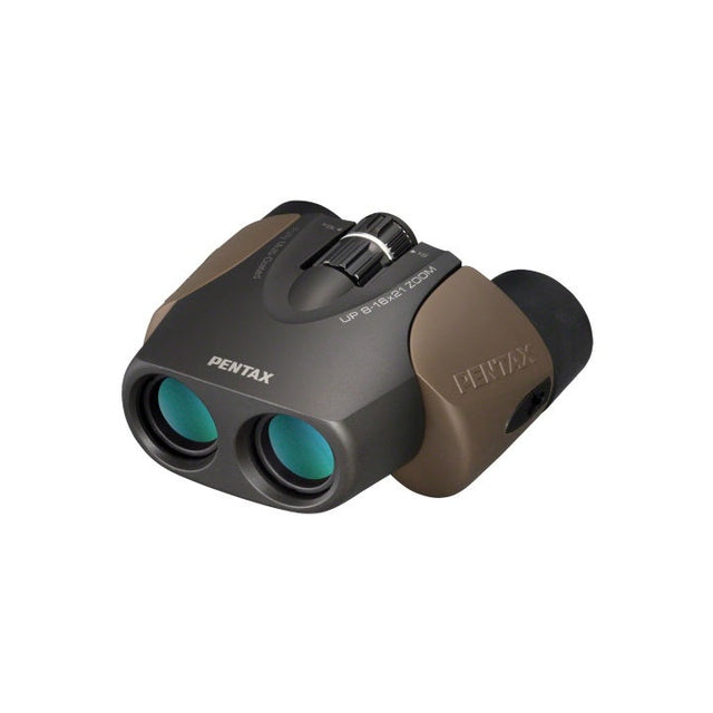 Pentax UP 8-16x21 binoculars in brown