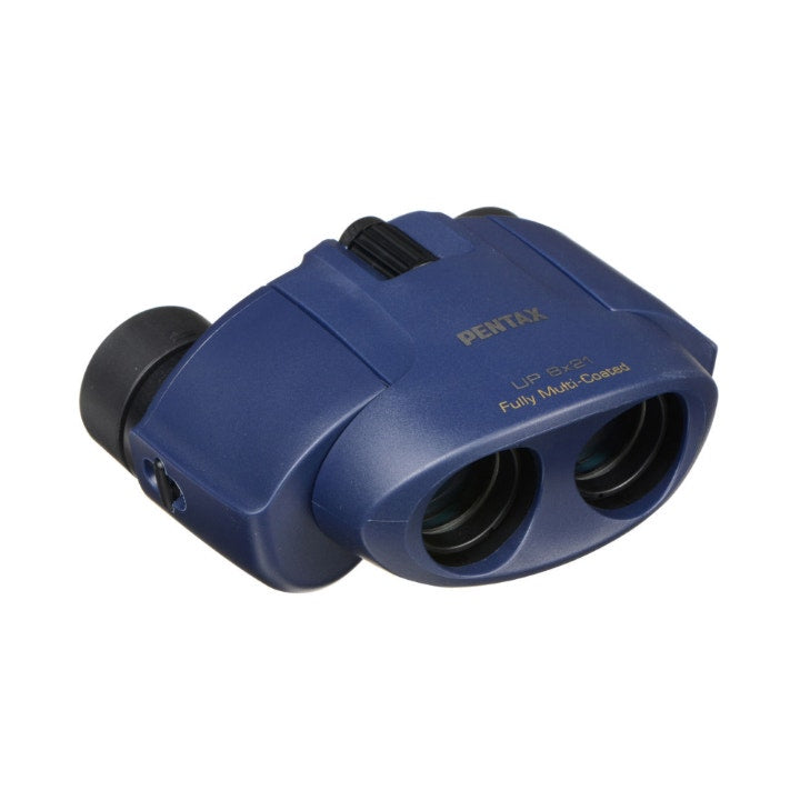 Pentax UP 8x21 binoculars in navy