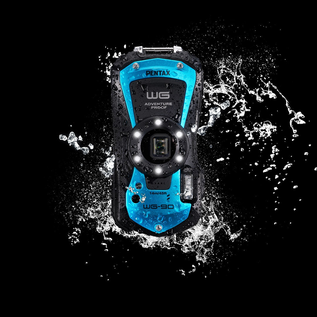 Pentax WG-90 Blue Digital Compact Camera - additional product view
