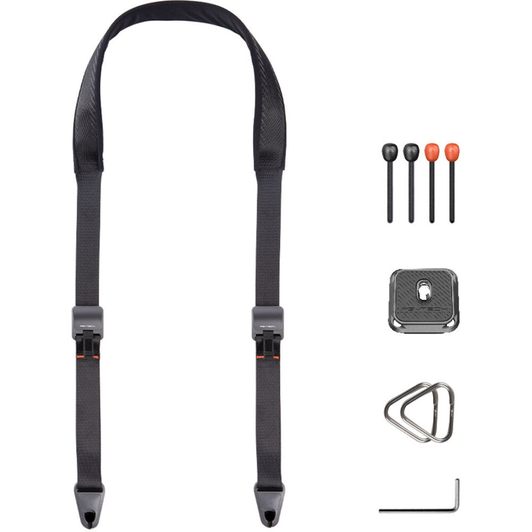 PGYTECH camera shoulder strap in Night Black