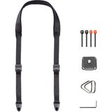 PGYTECH camera shoulder strap in Night Black